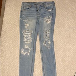 American Eagle Tom girl jeans!